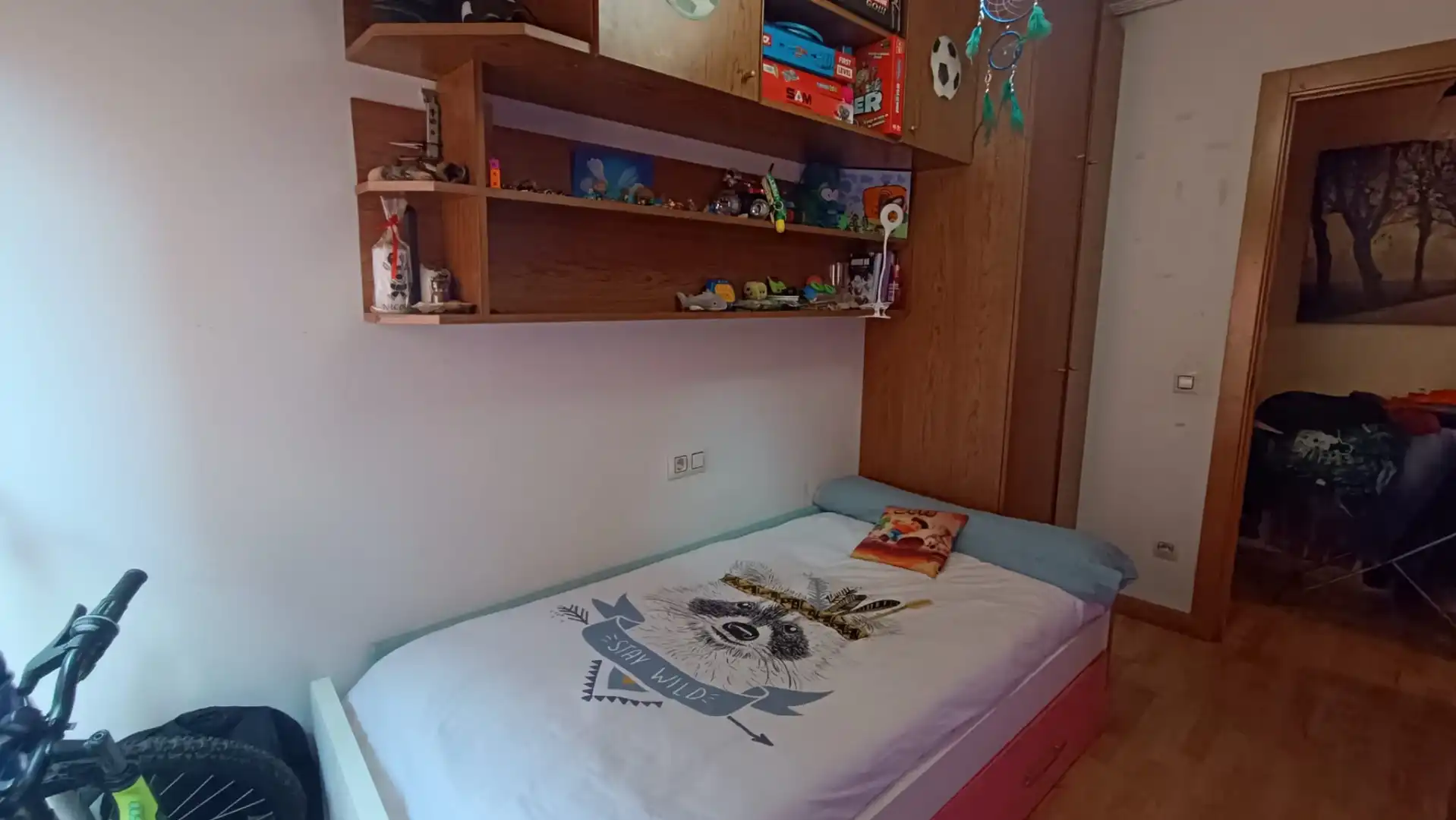 Schlafzimmer von Wohnung zum Verkauf in Castellanos de Moriscos mit Heizung, Möbliert und Ofen