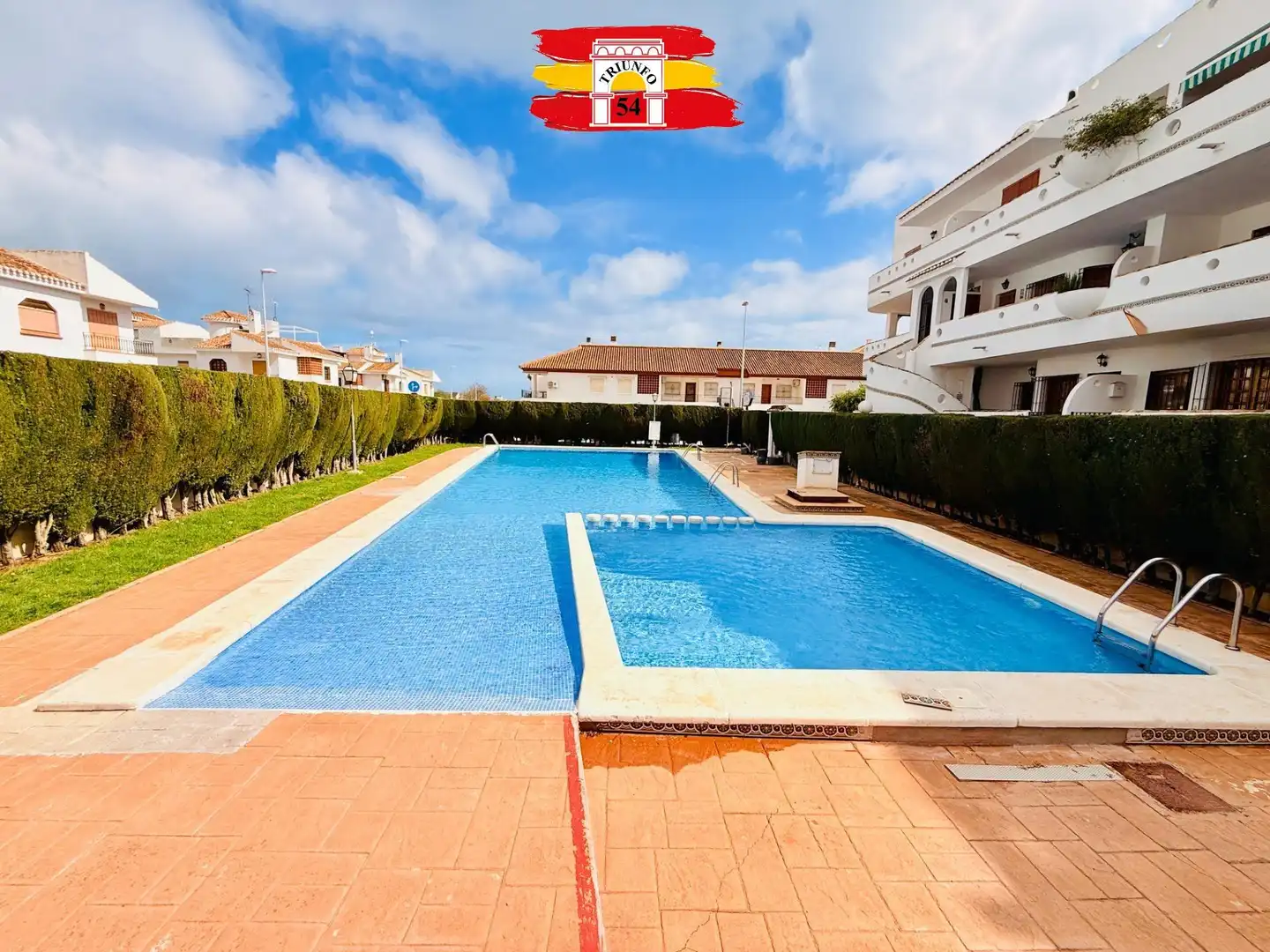Swimming pool of Flat for sale in Pilar de la Horadada  with Air Conditioner, Furnished and Balcony