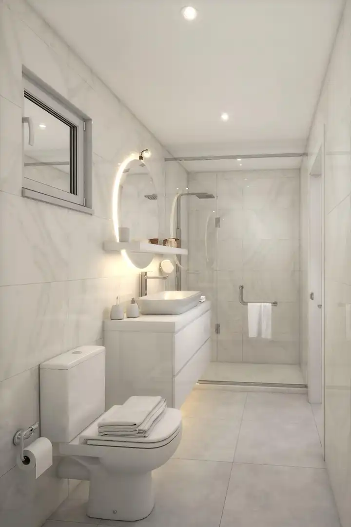 Baño de Apartamento en venta en Altea con Aire acondicionado, Terraza y Alarma