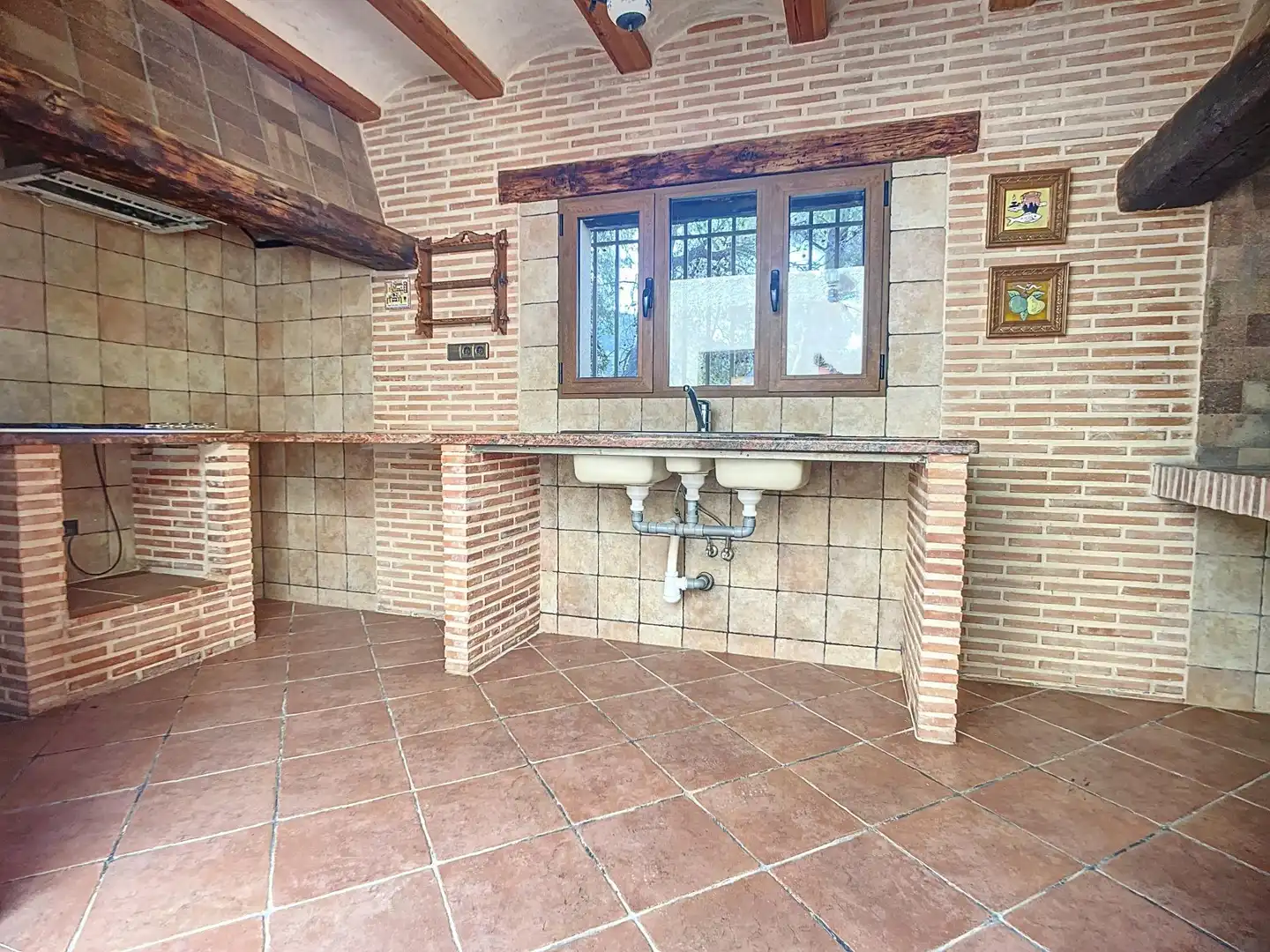 Cocina de Finca rústica en venta en Tibi con Jardín privado, Terraza y Trastero