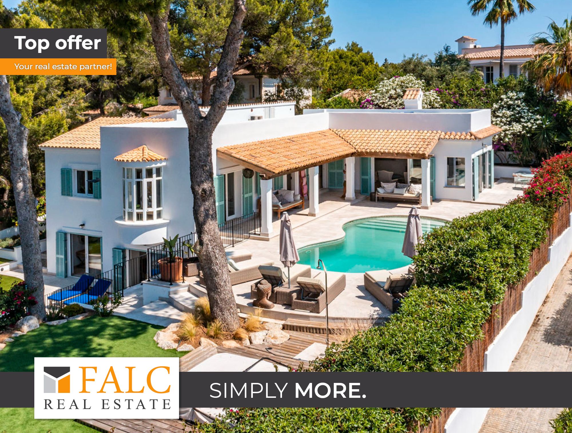 Vista exterior de Casa o chalet en venta en Calvià con Aire acondicionado y Jardín privado