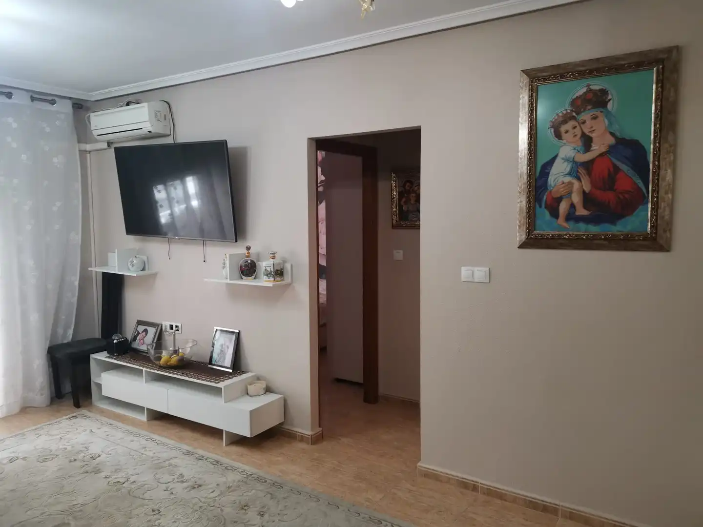 Sala de estar de Piso en venta en Bigastro con Aire acondicionado, Trastero y Amueblado
