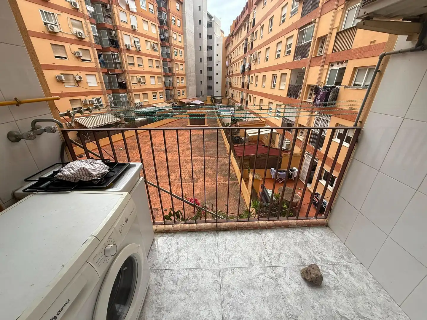 Balcony of Flat for rent in Valencia  with Air Conditioner, Heating and Terrace
