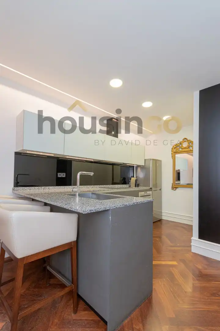 Küche von Wohnung zur Miete in Madrid mit Heizung und Möbliert