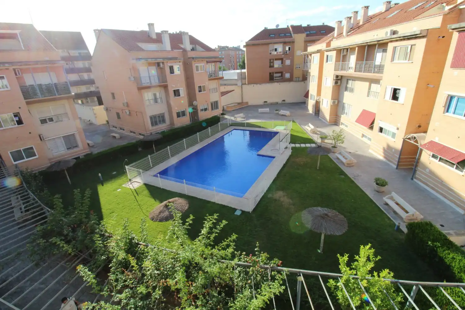 Swimming pool of Duplexes for sale in Ciudad Real  with Air Conditioner, Heating and Parquet flooring