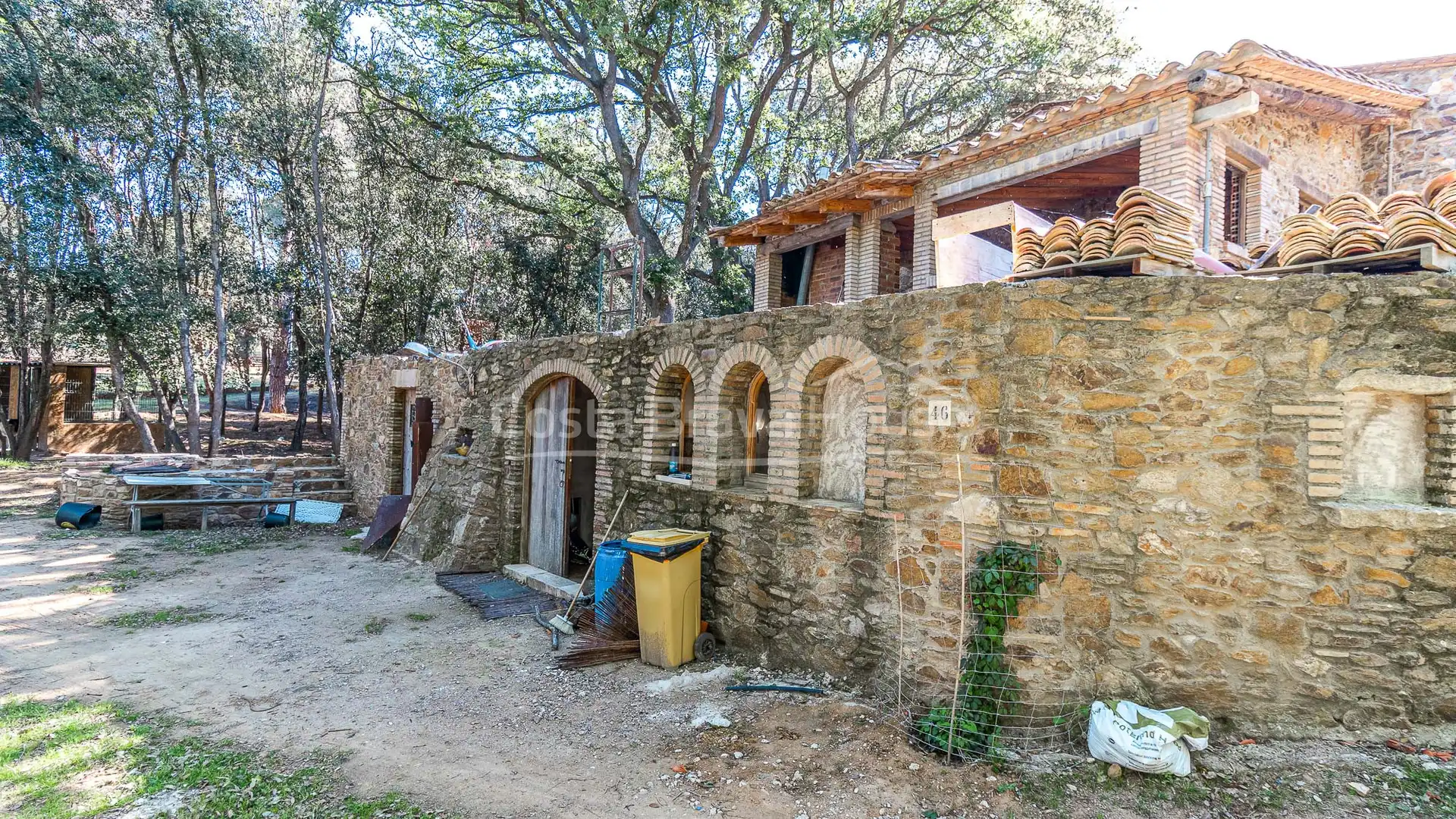 Vista exterior de Finca rústica en venta en Begur con Calefacción, Jardín privado y Terraza