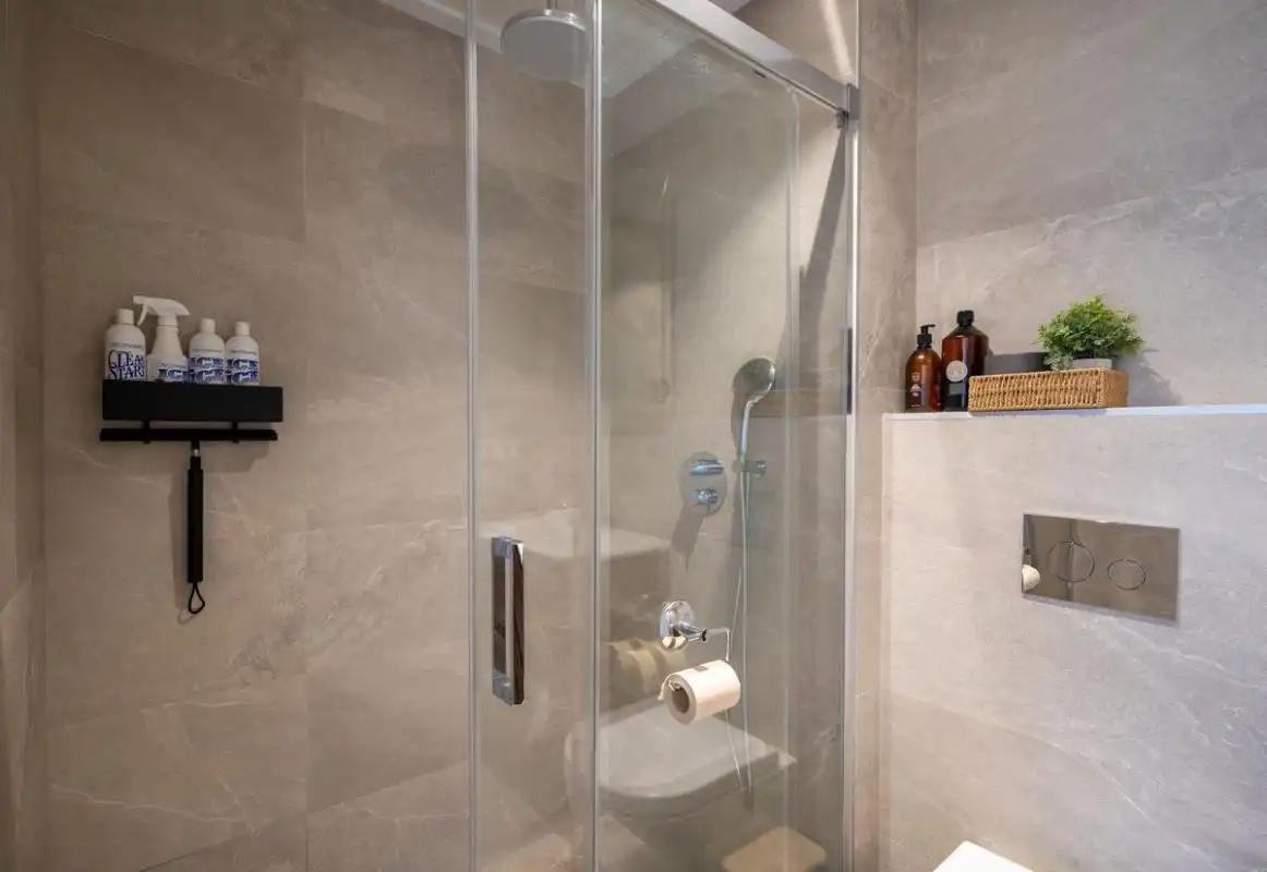 Baño de Casa adosada en venta en Gata de Gorgos con Aire acondicionado, Calefacción y Jardín privado
