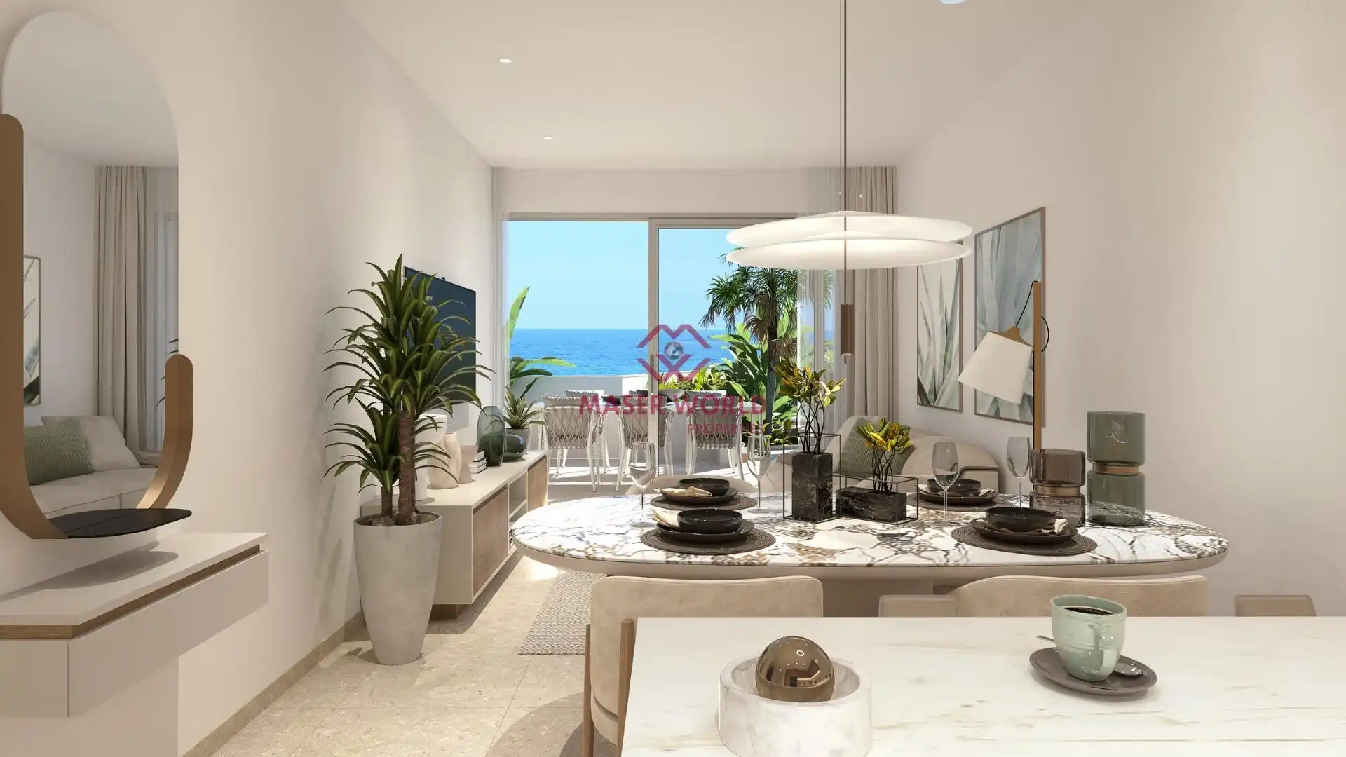 Comedor de Apartamento en venta en Pilar de la Horadada con Aire acondicionado, Terraza y Trastero