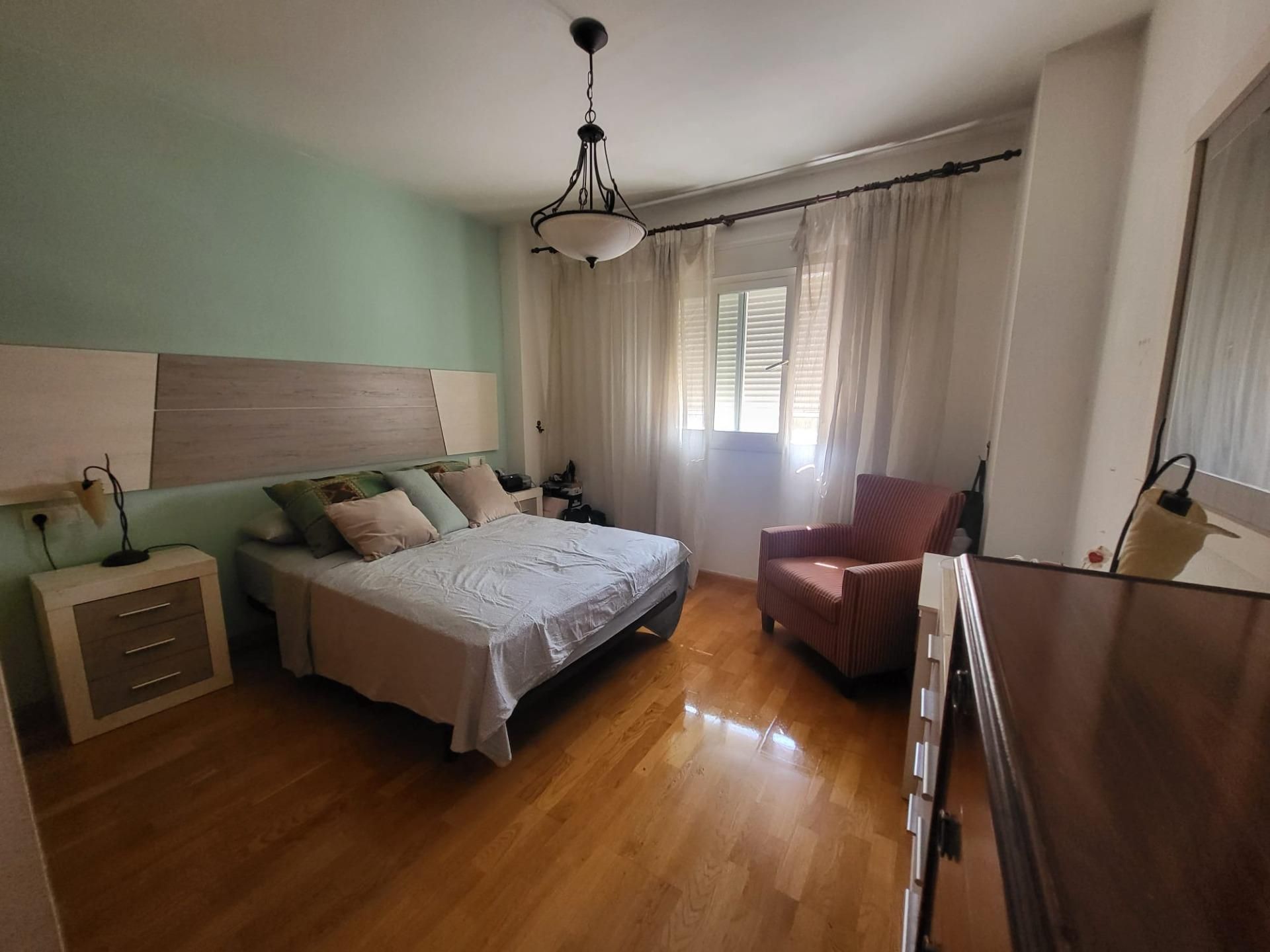 Bedroom of Flat for sale in Málaga Capital  with Air Conditioner and Community pool