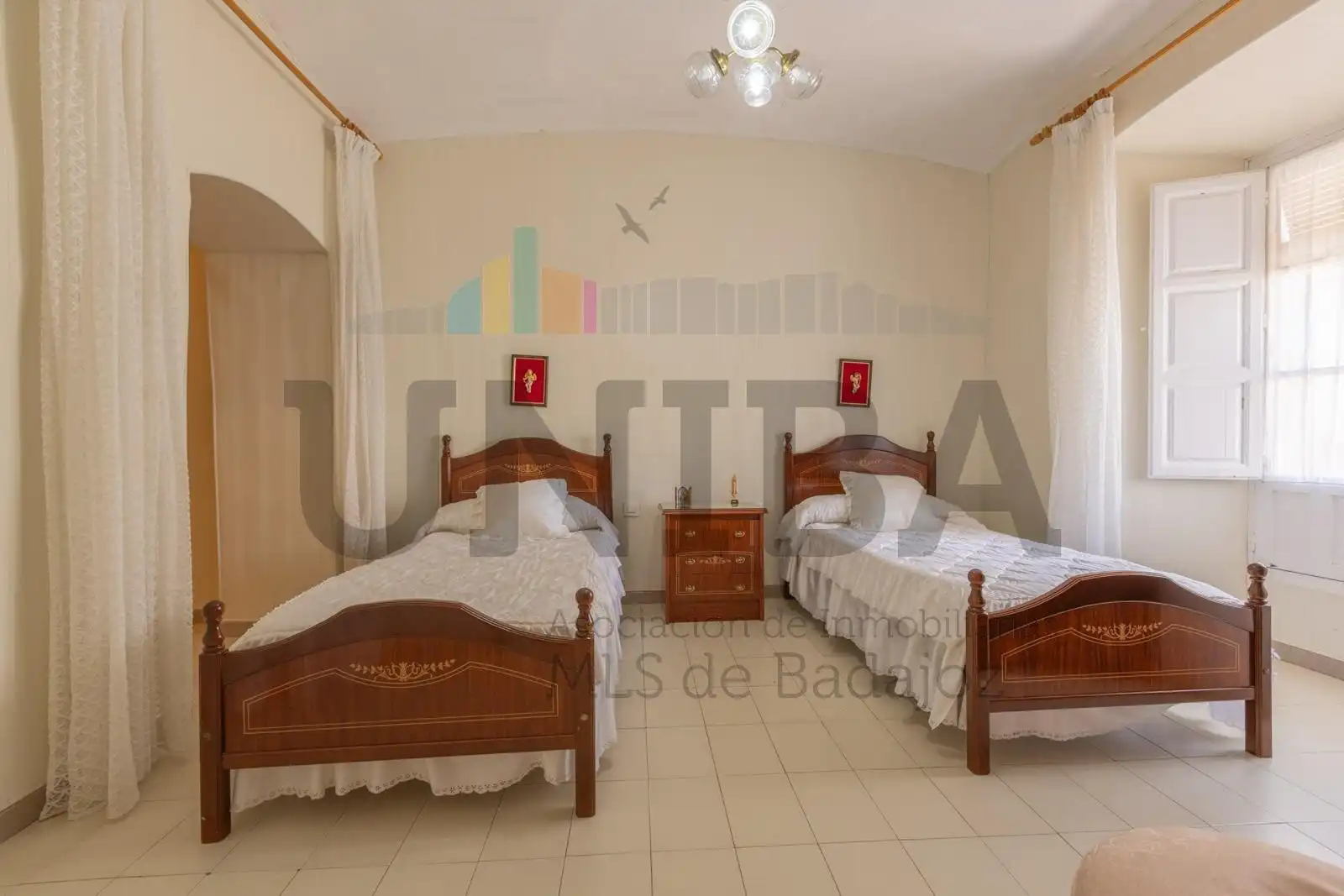 Bedroom of Detached homes for sale in Talavera la Real  with Air Conditioner, Terrace and Balcony