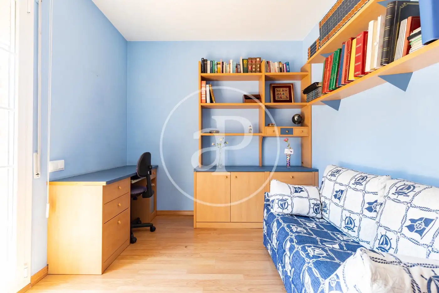 Schlafzimmer von Einfamilien-Reihenhaus zum Verkauf in Sant Quirze del Vallès mit Klimaanlage, Heizung und Privatgarten