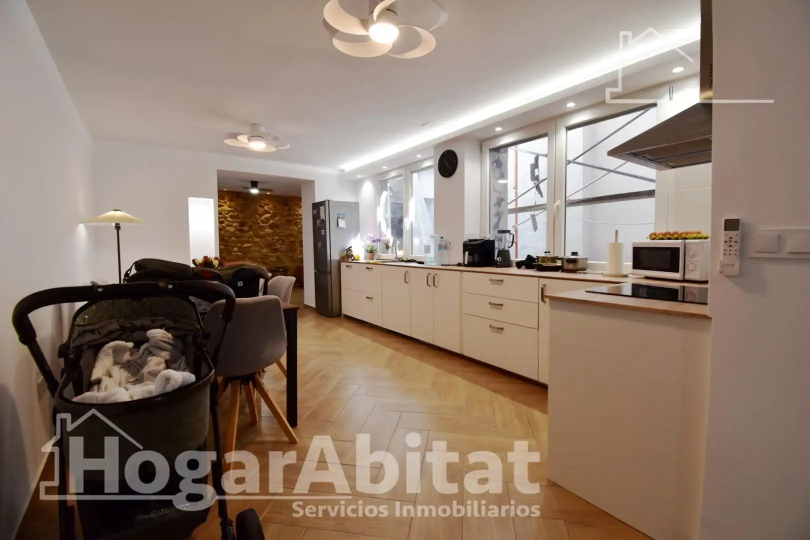 Cocina de Casa o chalet en venta en L'Atzúbia con Aire acondicionado, Calefacción y Terraza