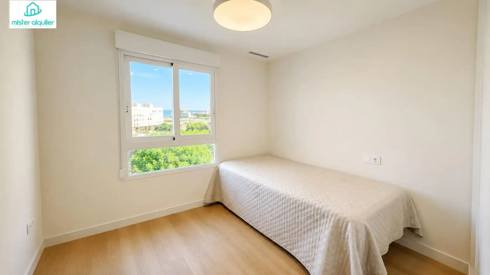 Bedroom of Apartments for rent in El Campello  with Air Conditioner, Heating and Terrace