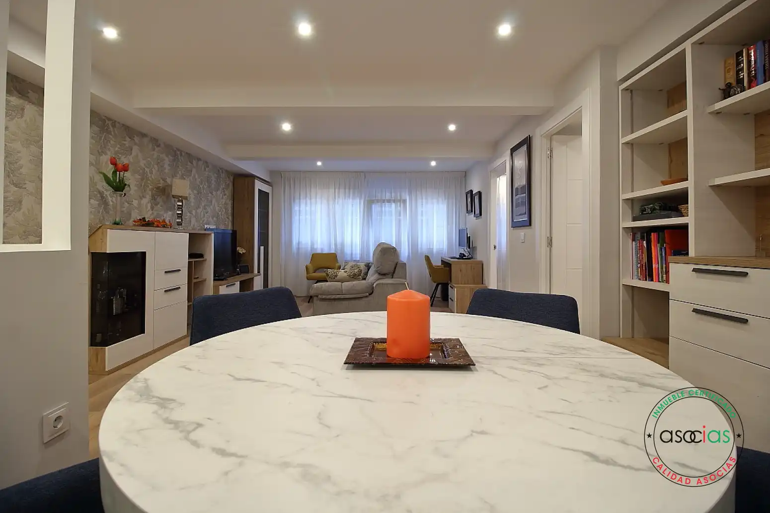 Dining room of Flat for sale in Gijón   with Heating and Parquet flooring