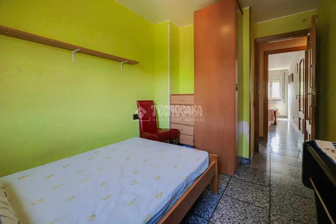 Schlafzimmer von Wohnung zum Verkauf in Terrassa mit Klimaanlage
