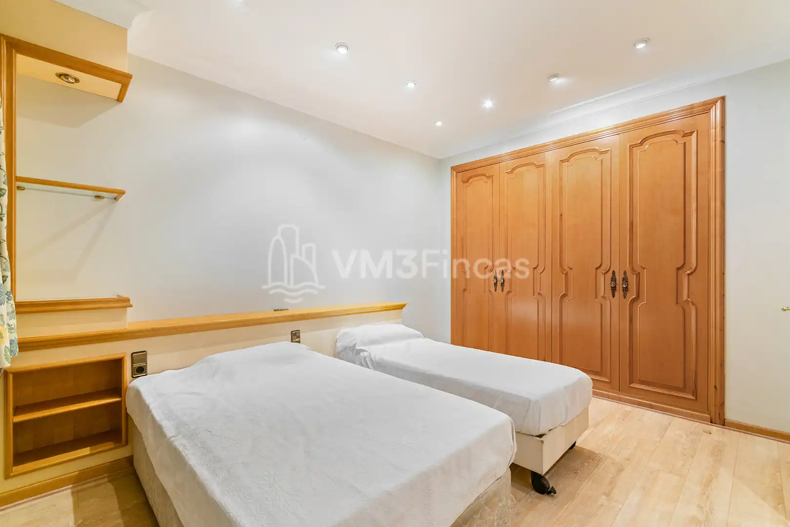 Schlafzimmer von Wohnung zur Miete in Barcelona mit Klimaanlage, Heizung und Parkett