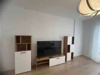 Sala d'estar de Apartament de lloguer en León Capital  amb Calefacció, Parquet i Terrassa