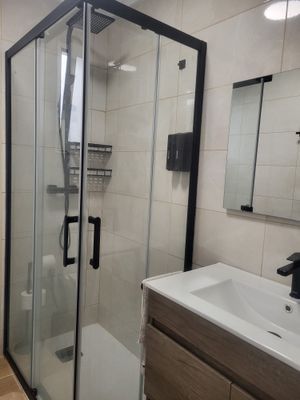 Bathroom of Flat for sale in Gandia  with Air Conditioner, Terrace and Furnished