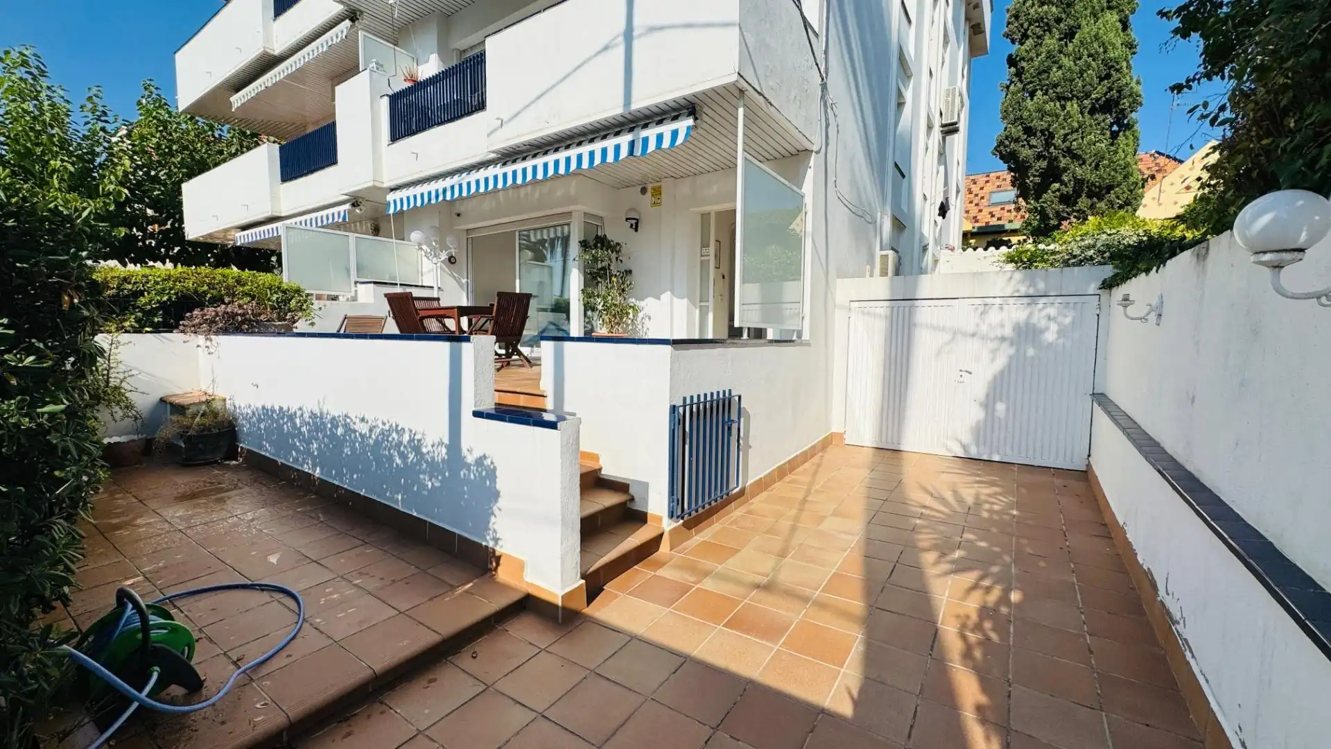 Terrasse von Erdgeschoss zur Miete in Vilanova i la Geltrú mit Klimaanlage, Heizung und Terrasse