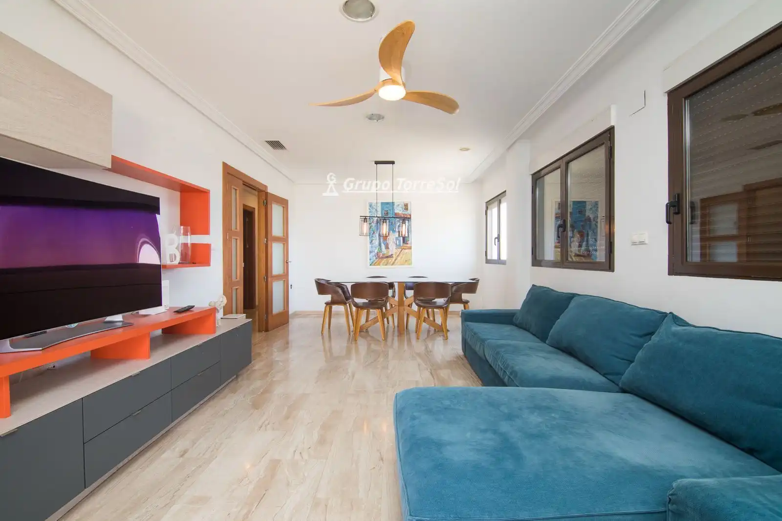 Sala de estar de Ático en venta en Elche / Elx con Aire acondicionado, Calefacción y Terraza