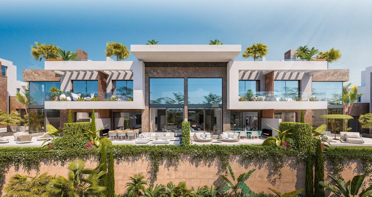 Exterior view of Country house for sale in Marbella  with Air Conditioner, Terrace and Swimming Pool