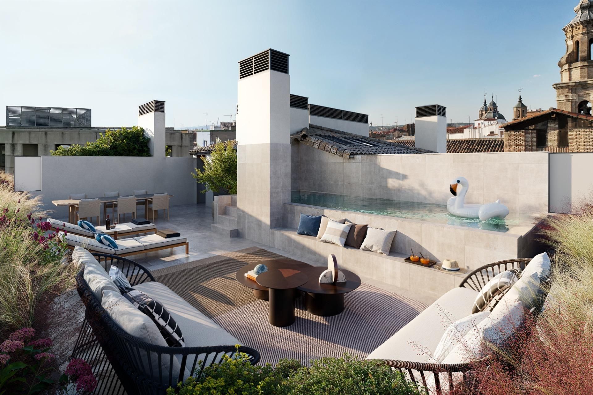 Terrassa de Pis en venda en  Zaragoza Capital amb Calefacció