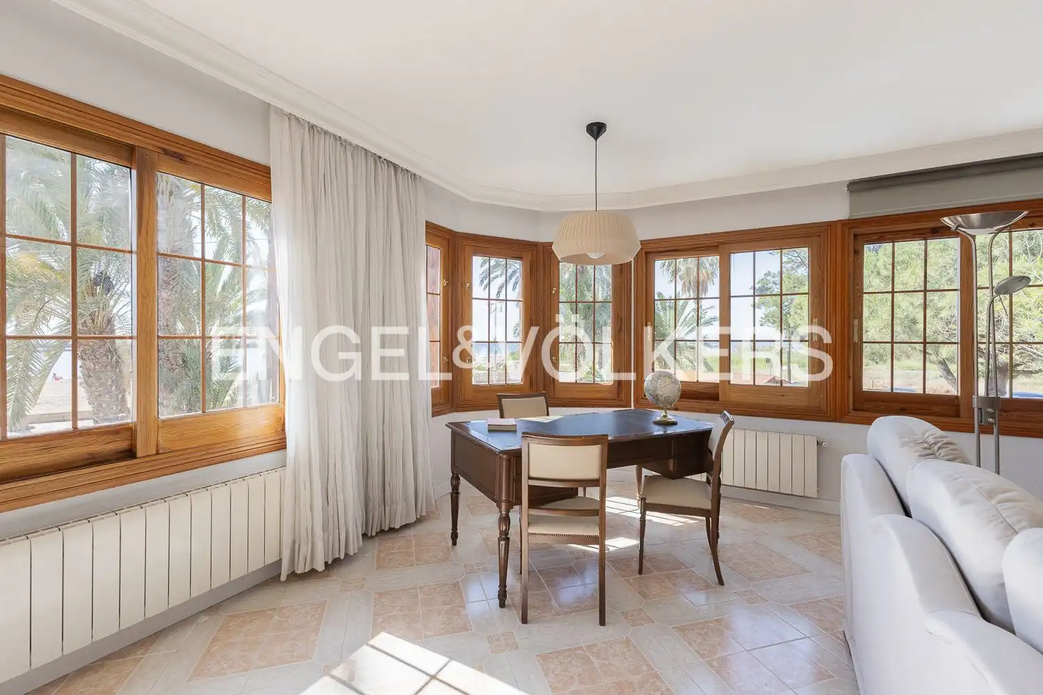Comedor de Casa o chalet de alquiler en La Pobla de Farnals con Aire acondicionado, Calefacción y Jardín privado