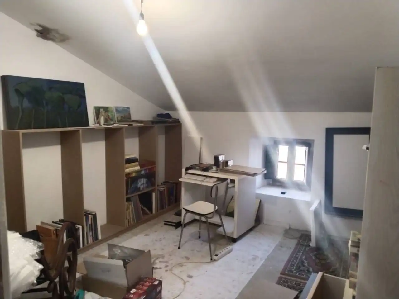Habitación de Casa adosada en venta en Susinos del Páramo con Calefacción, Terraza y Amueblado