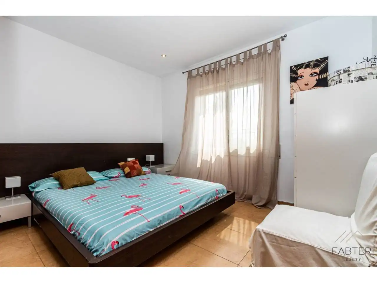 Schlafzimmer von Dachboden zum Verkauf in Terrassa mit Klimaanlage, Heizung und Terrasse