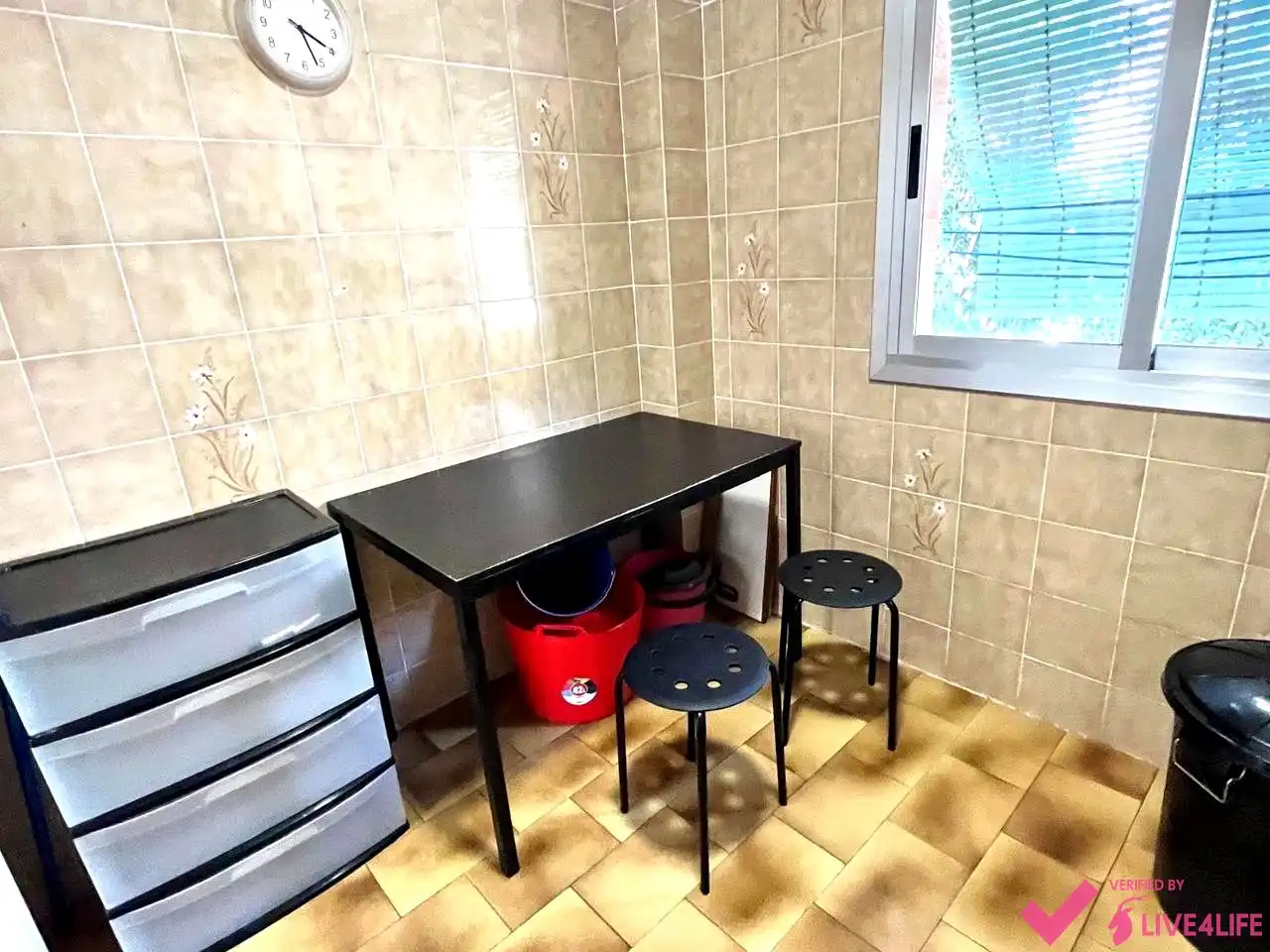 Cocina de Piso de alquiler en Valencia con Jardín privado y Amueblado