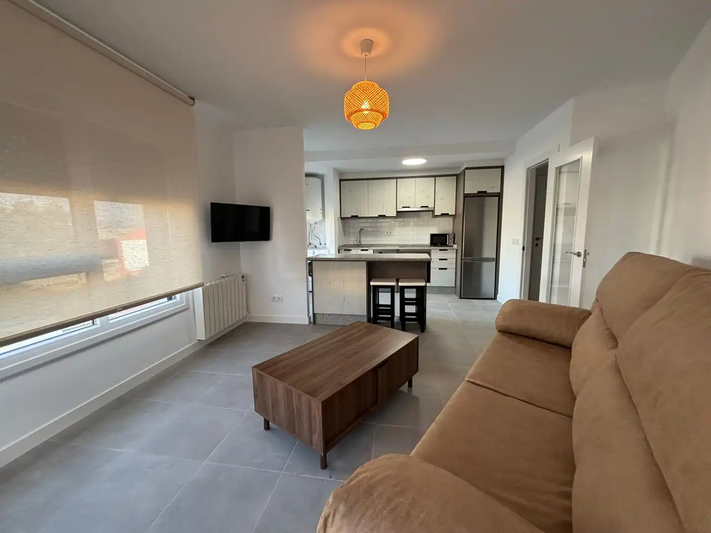 Living room of Apartments for rent in Ferrol  with Heating, Storage room and Furnished