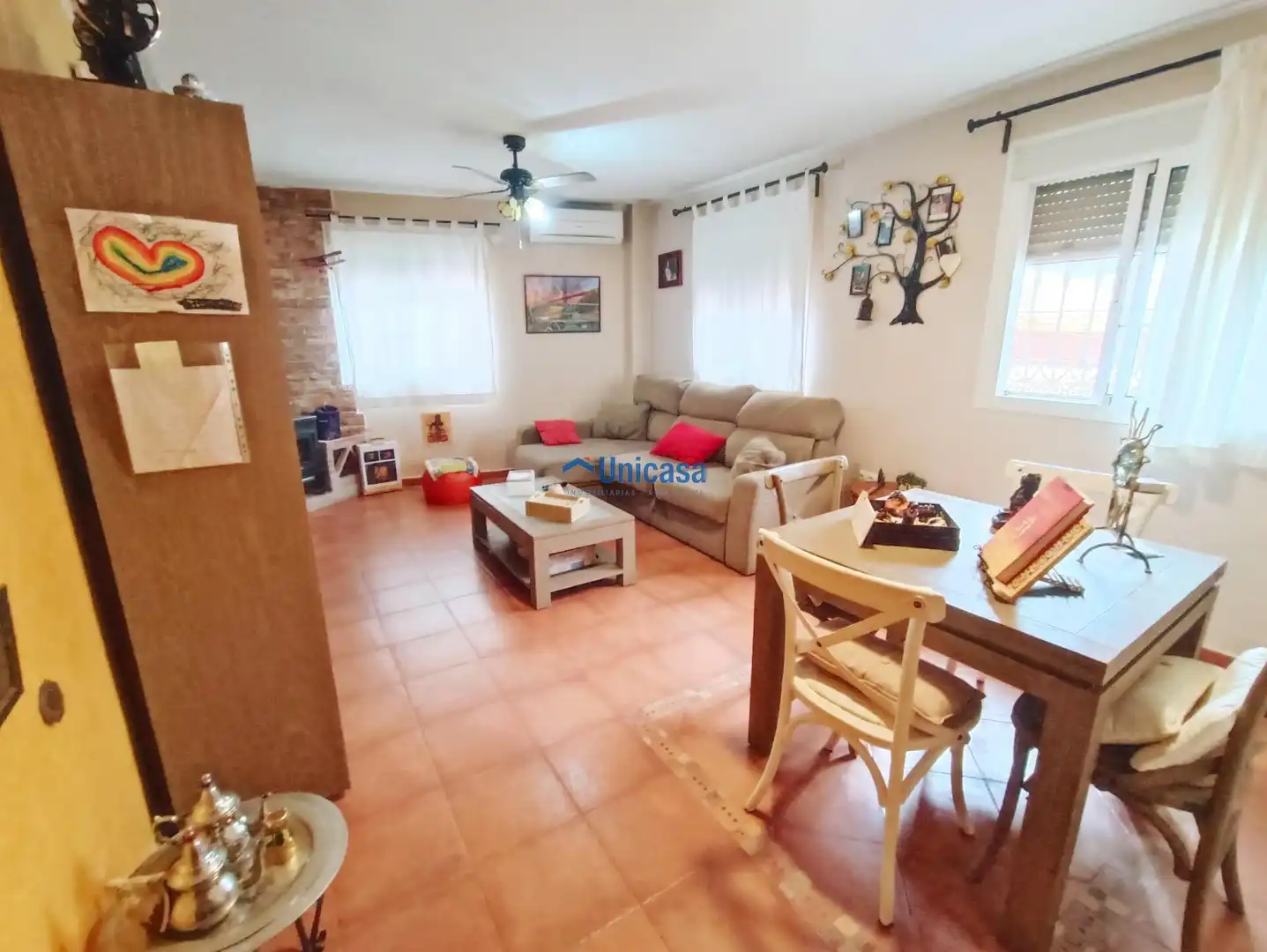 Sala de estar de Piso en venta en Málaga con Calefacción y Terraza