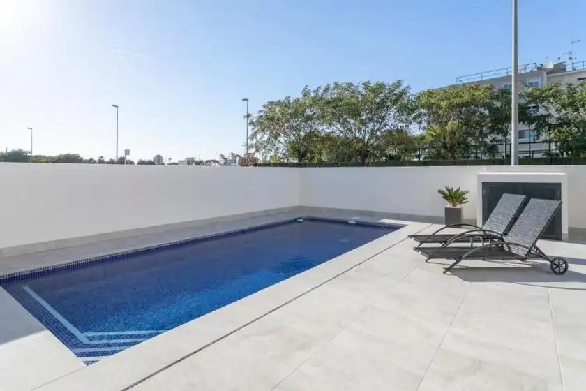 Piscina de Casa o xalet en venda en Daya Nueva amb Jardí privat i Terrassa