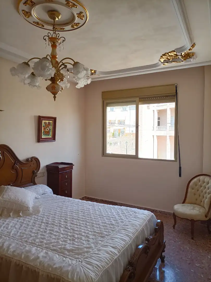 Bedroom of Flat for sale in Castellnovo  with Terrace, Furnished and Balcony