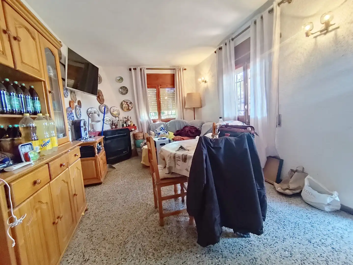 Sala de estar de Finca rústica en venta en Pontils con Terraza, Piscina y Amueblado
