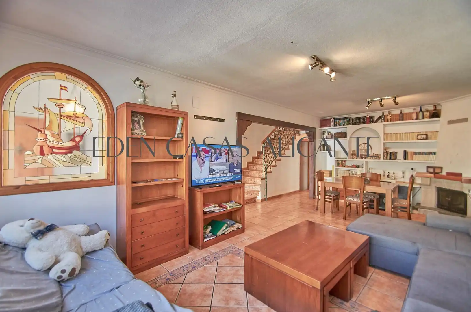 Living room of Houses for sale in El Campello  with Heating, Terrace and Storage room