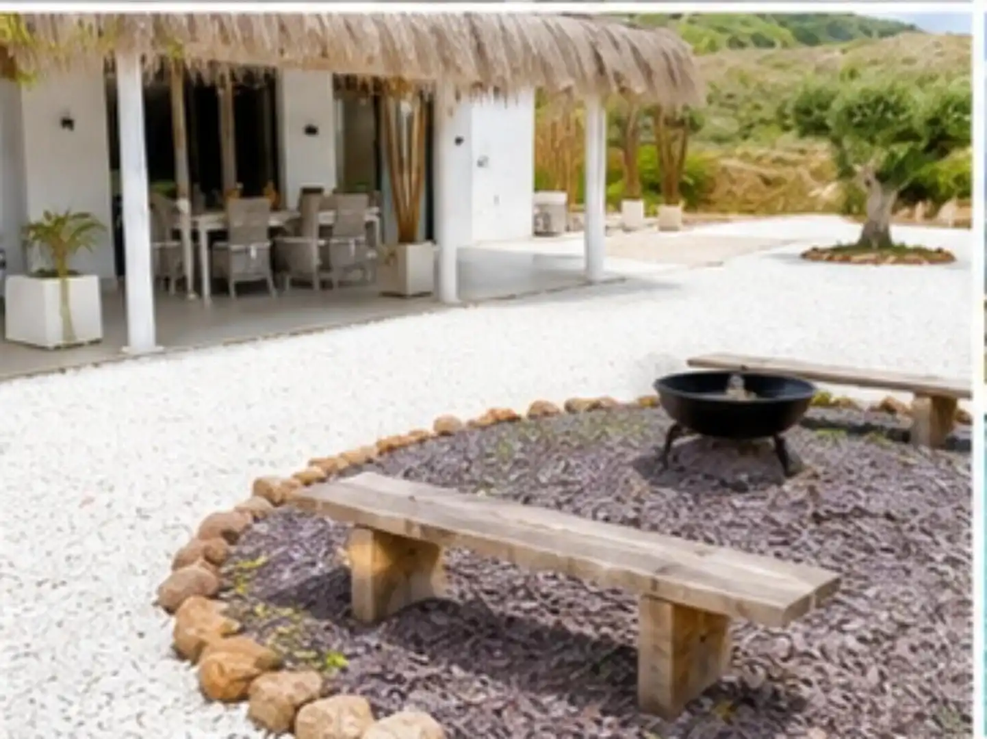 Terraza de Finca rústica en venta en Ojén con Aire acondicionado, Terraza y Trastero
