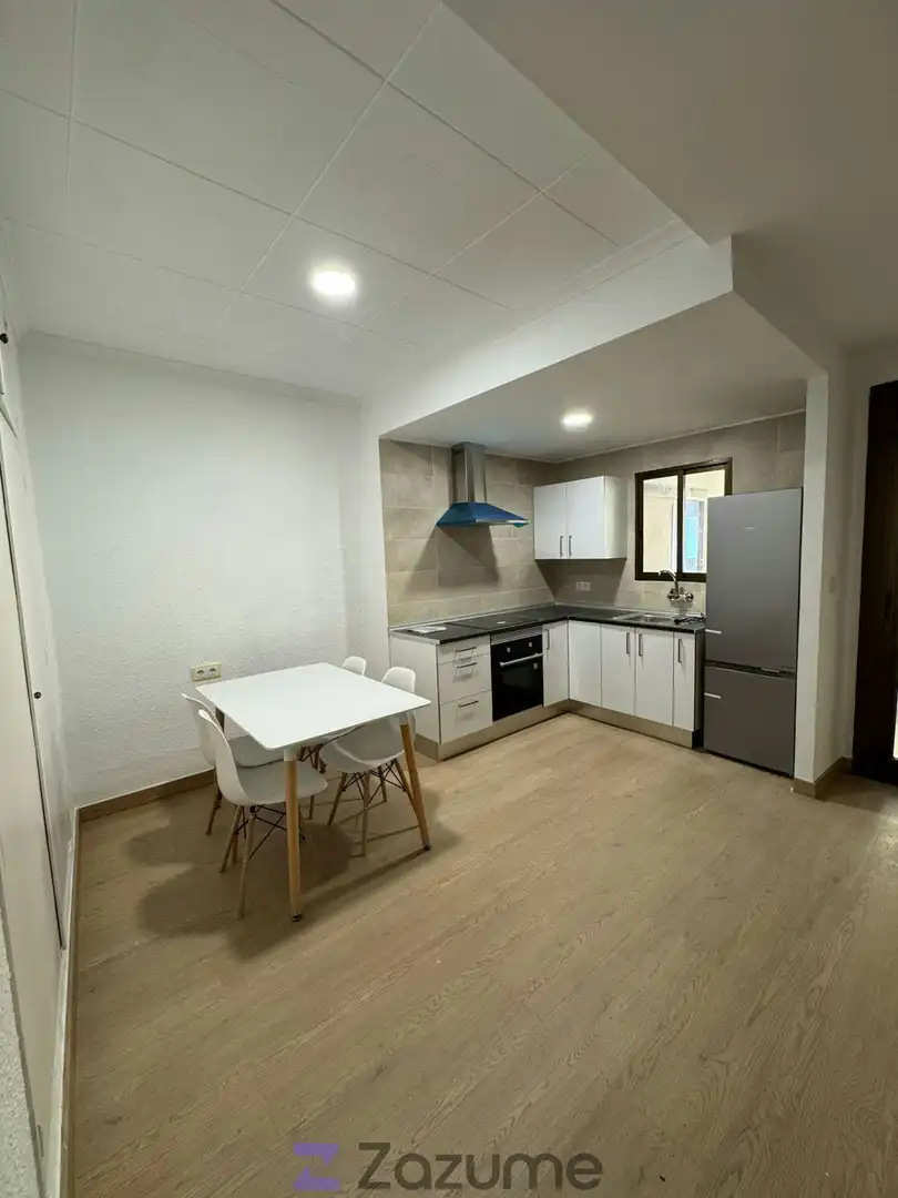 Cocina de Piso de alquiler en Catarroja con Parquet, Terraza y Amueblado