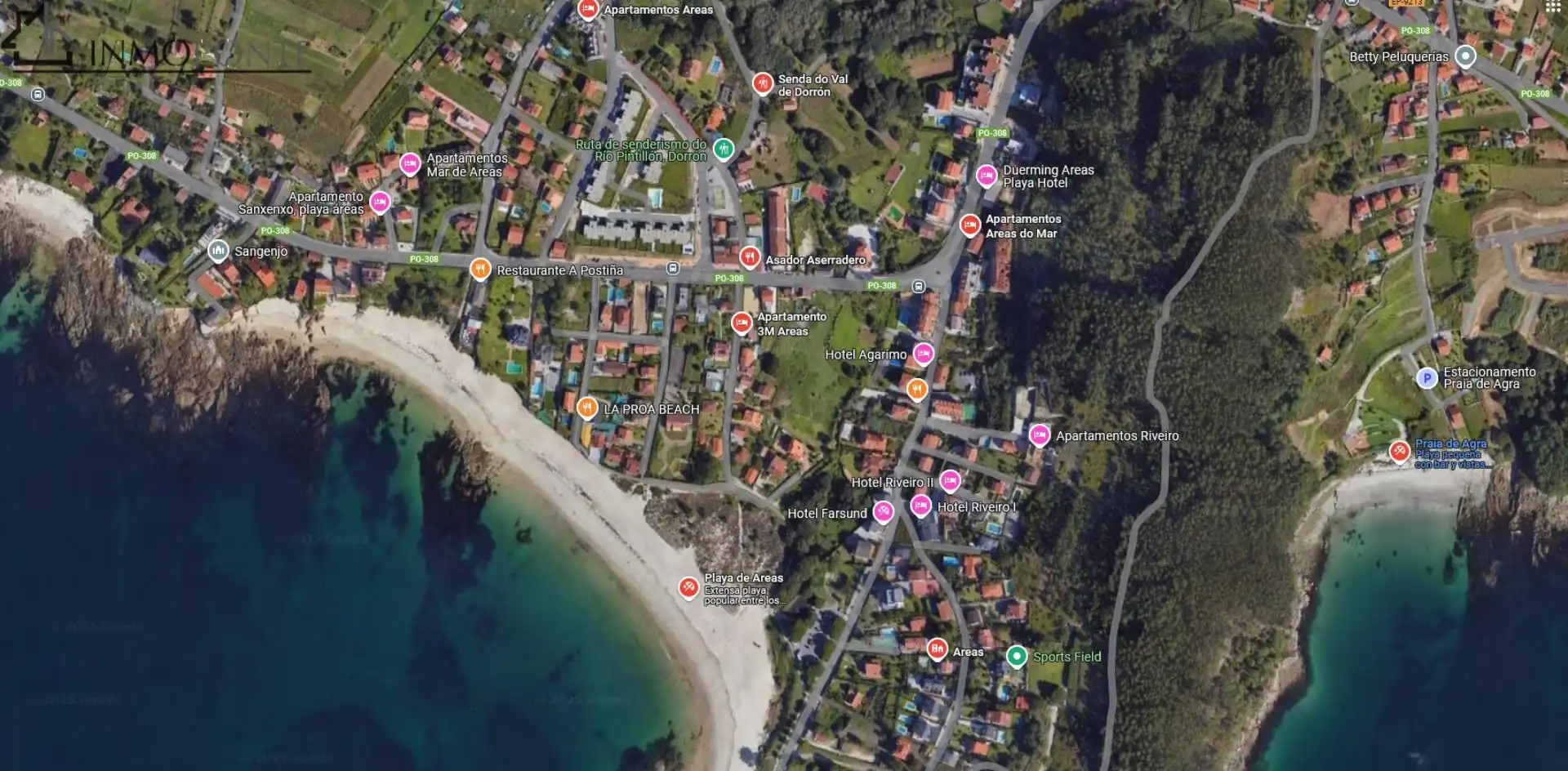 Exterior view of Garage for sale in Sanxenxo