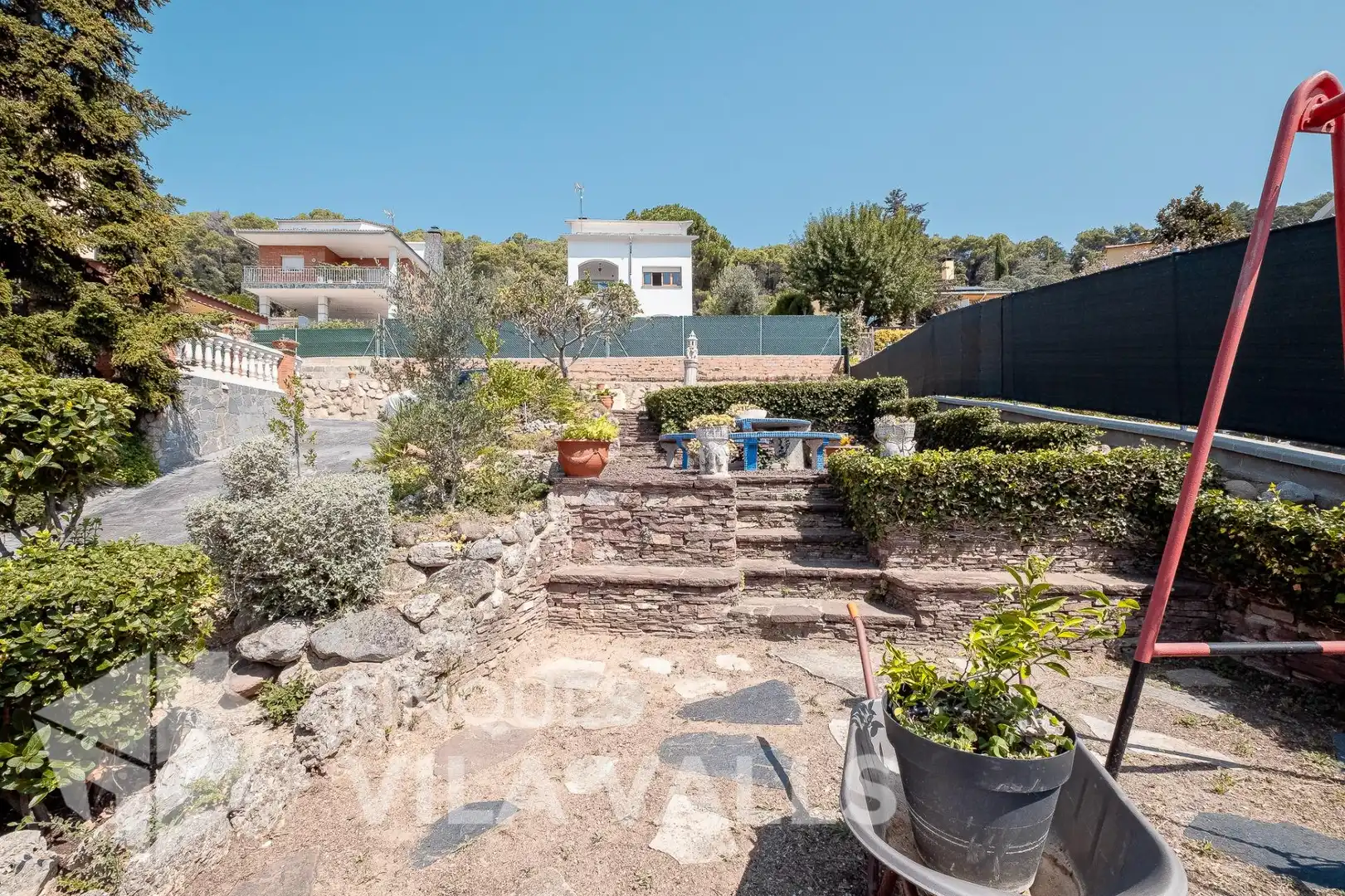 Jardí de Casa o xalet en venda en Caldes de Montbui amb Calefacció, Jardí privat i Terrassa