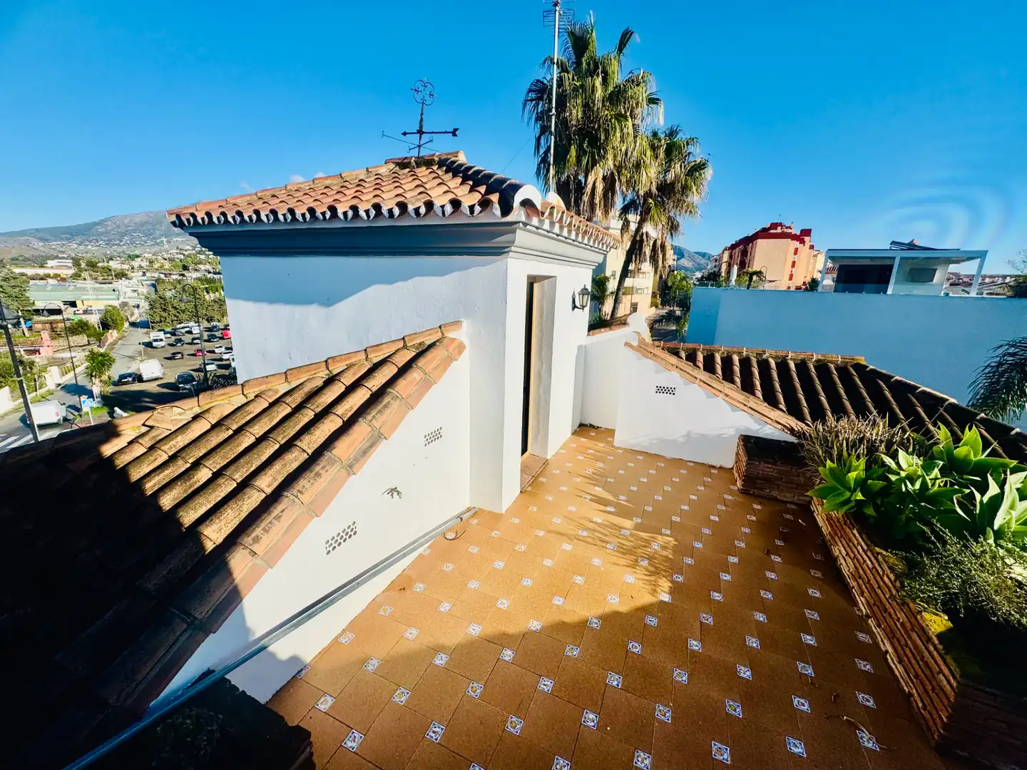 Exterior view of Houses for sale in Mijas  with Air Conditioner, Heating and Private garden