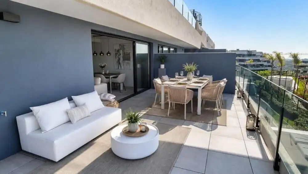 Terrassa de Apartament de lloguer en Estepona amb Aire condicionat, Terrassa i Traster