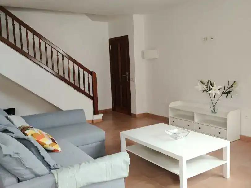 Wohnzimmer von Einfamilien-Reihenhaus zur Miete in Santa Úrsula mit Balkon