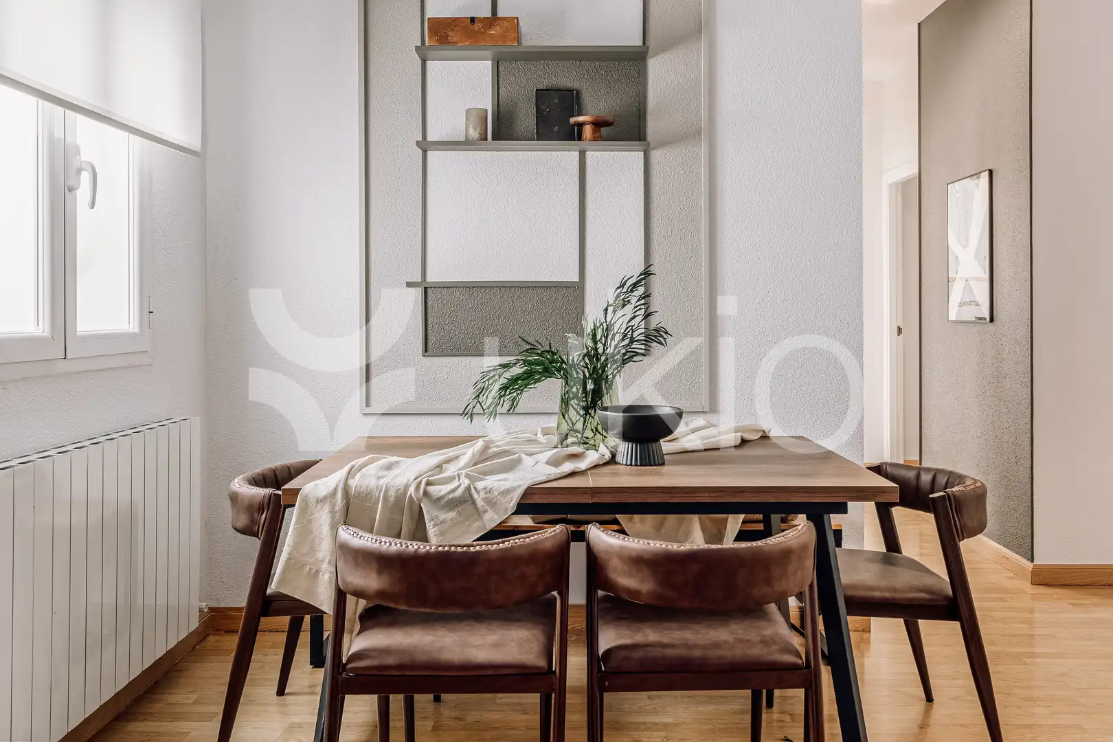 Comedor de Apartamento de alquiler en Madrid con Aire acondicionado, Calefacción y Amueblado