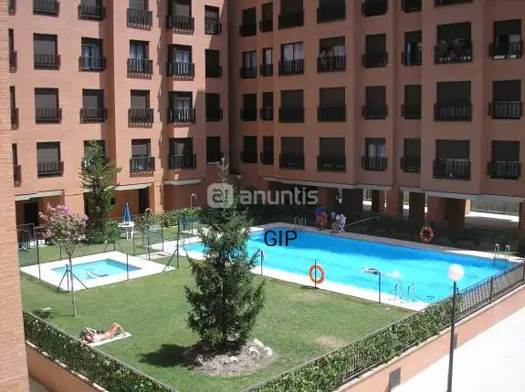Garden of Apartments for rent in Madrid  with Air Conditioner, Heating and Furnished