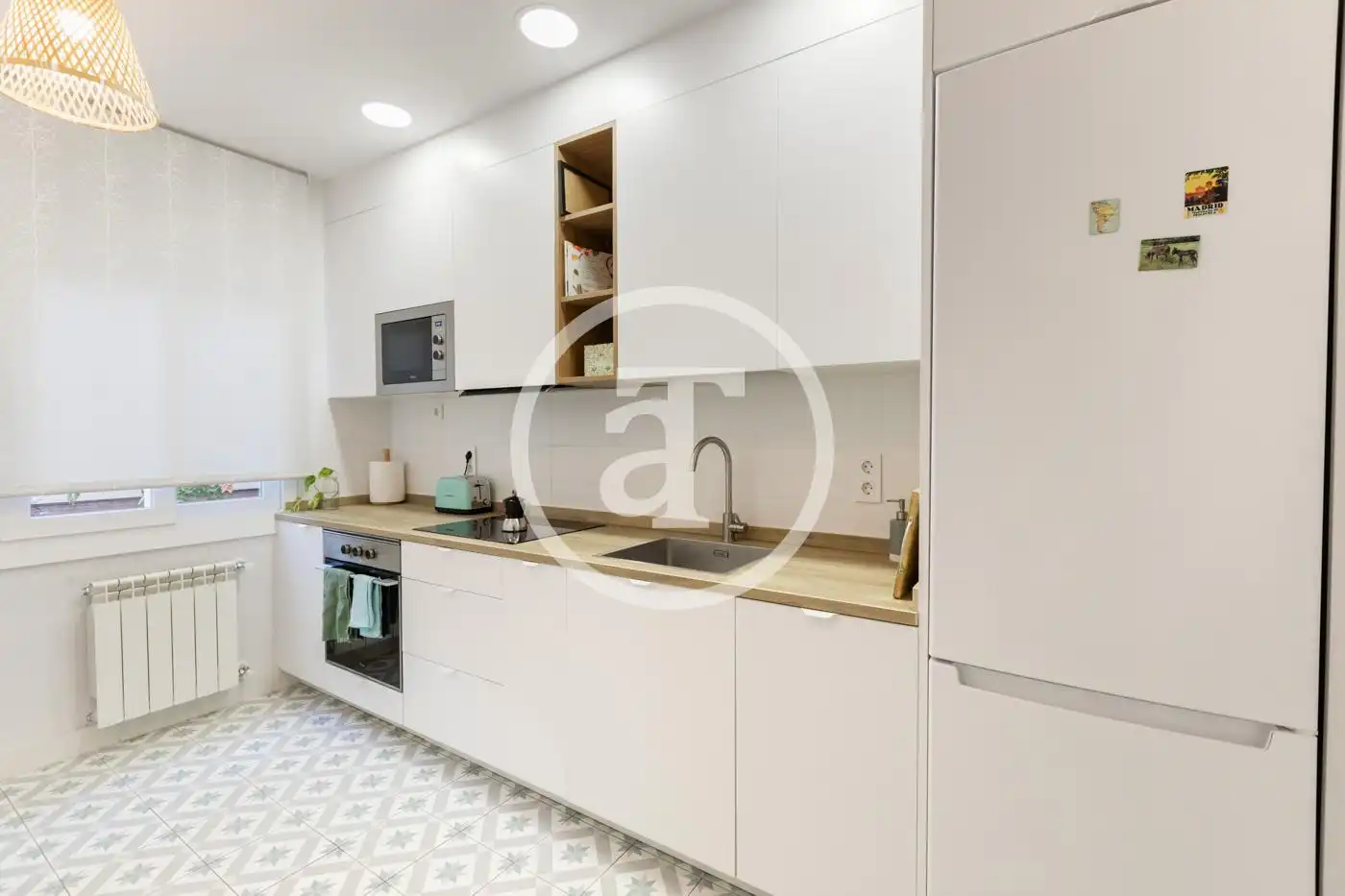 Küche von Wohnung zur Miete in Madrid mit Klimaanlage, Heizung und Möbliert