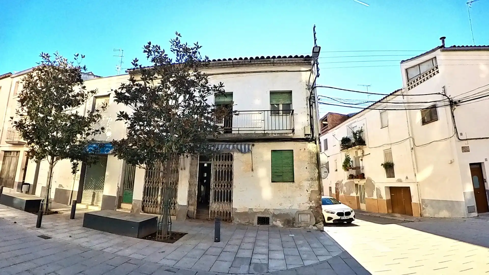 Vista exterior de Casa adosada en venta en Almacelles con Trastero, Amueblado y Balcón