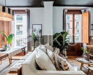 Living room of Apartment to rent in  Madrid Capital  with Air Conditioner