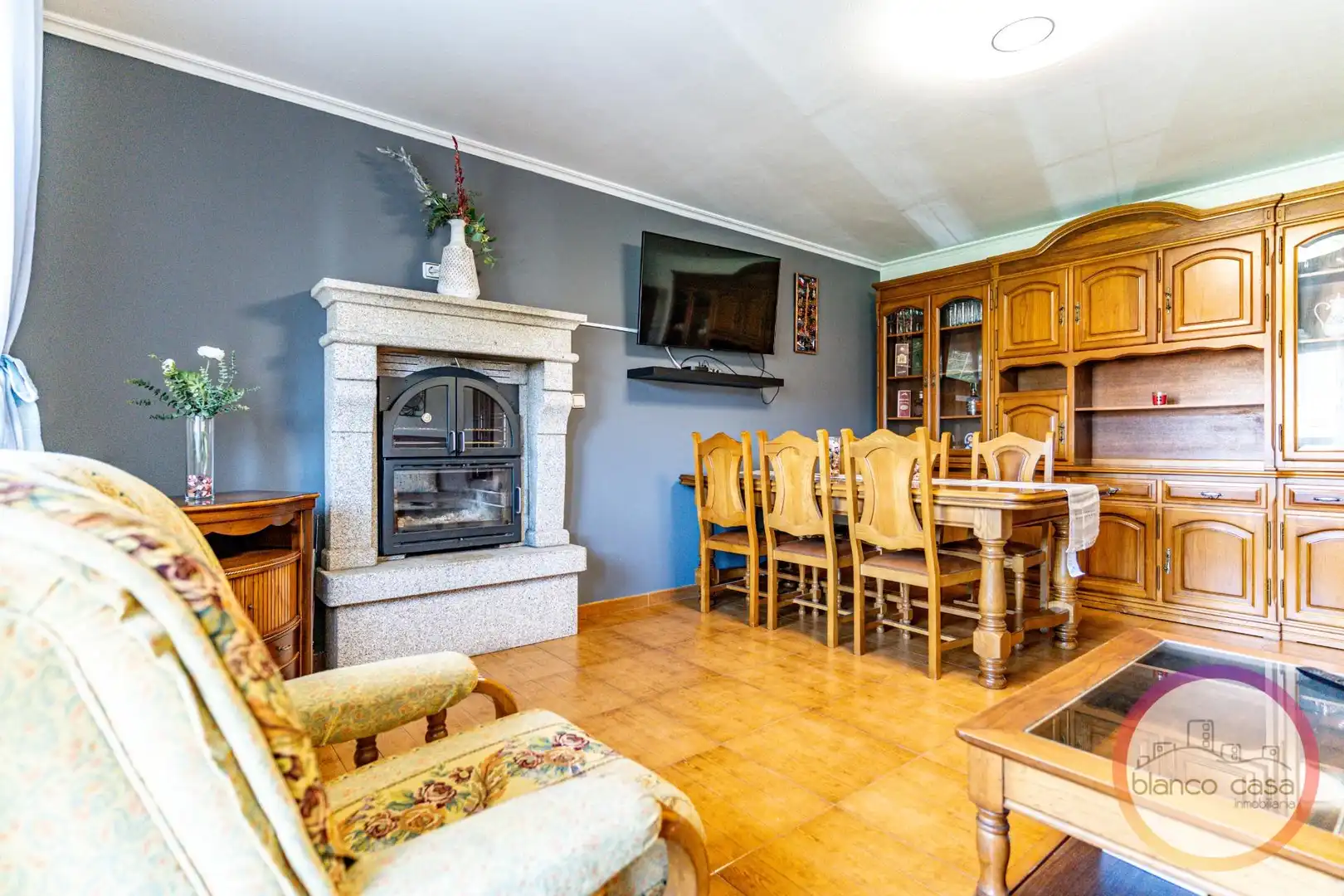 Dining room of Houses for sale in Dumbría  with Heating, Private garden and Terrace