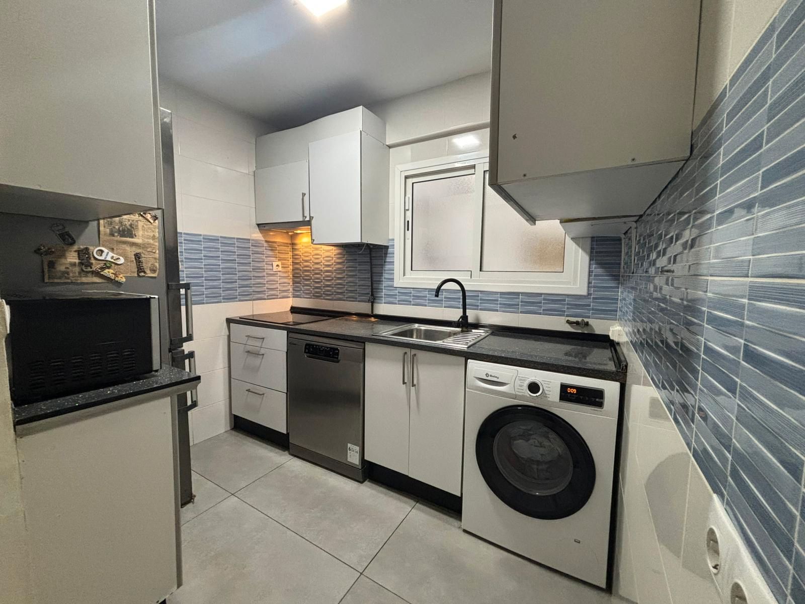 Kitchen of Flat for sale in  Valencia Capital  with Air Conditioner and Balcony
